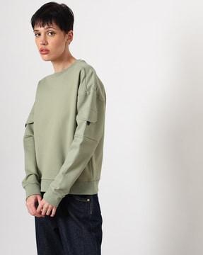 women round-neck sweatshirt