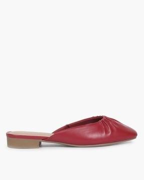 women round-toe chunky heeled sandals