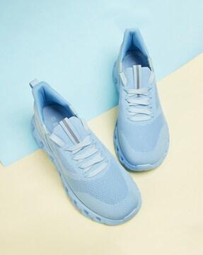 women round-toe lace-up shoes