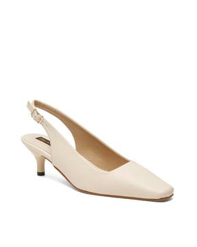 women round-toe slingback pumps