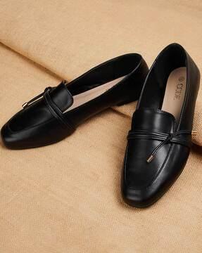 women round-toe slip-on ballerinas