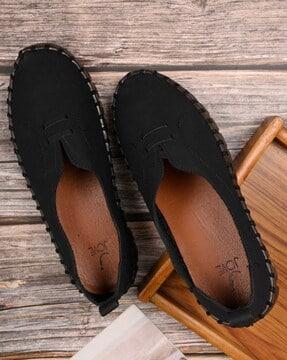 women round-toe slip-on casual shoes