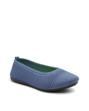 women round-toe slip-on shoes