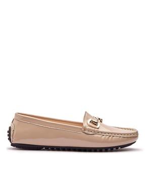 women round-toe slip-on shoes