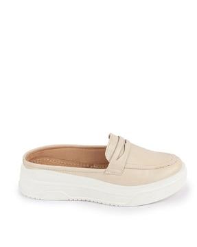 women round-toe slip-on shoes