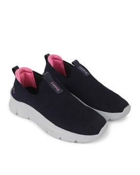 women round-toe slip-on shoes