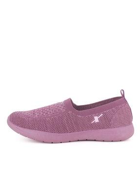 women round-toe slip-on shoes