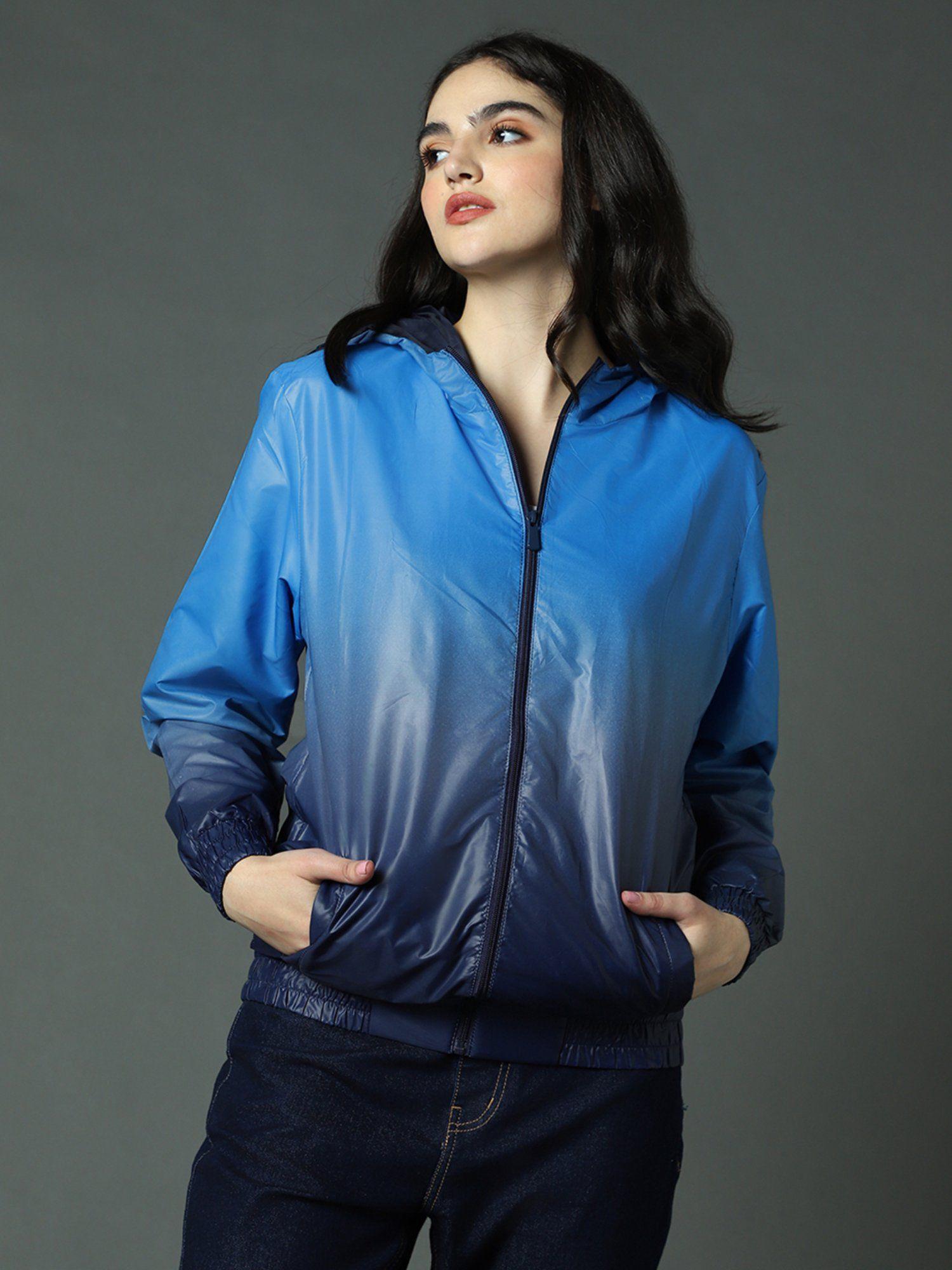 women royal blue jacket