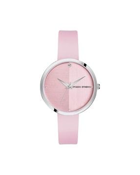 women rp16-ss-pnk-pnk water-resistant analogue watch