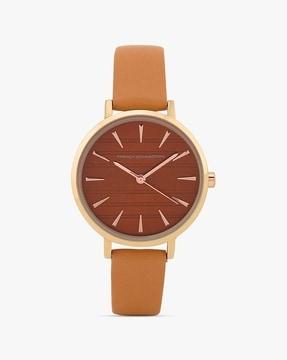 women sage pantone 724c analogue watch-fcn00069b