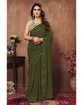 women saree with blouse piece