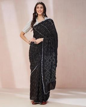 women saree with blouse piece