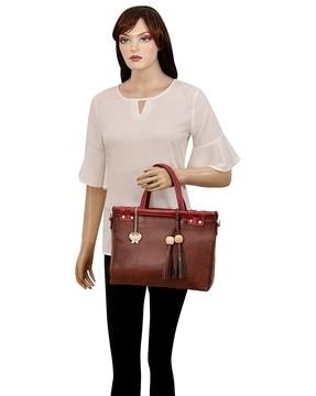 women satchel bag with detachable strap