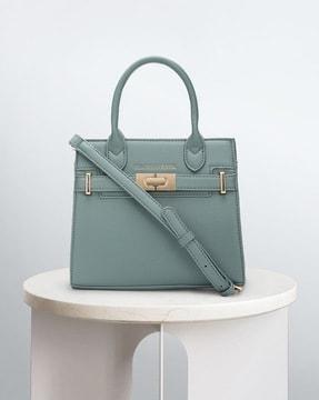 women satchel with detachable strap