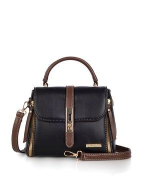 women satchel with detachable strap