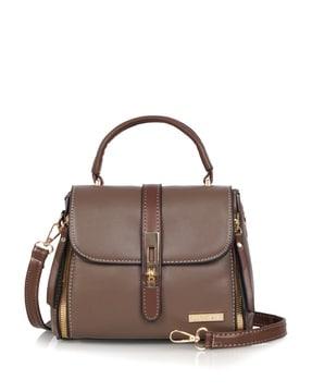 women satchel with detachable strap