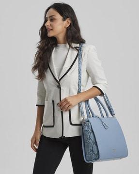 women satchel with detachable strap
