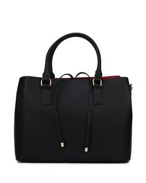 women satchel with zip closure