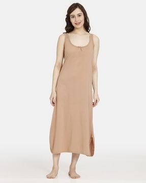 women scoop-neck dress slip