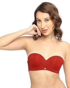 women seamless strapless bra