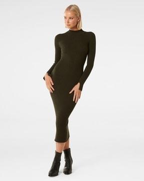 women self-design bodycon dress