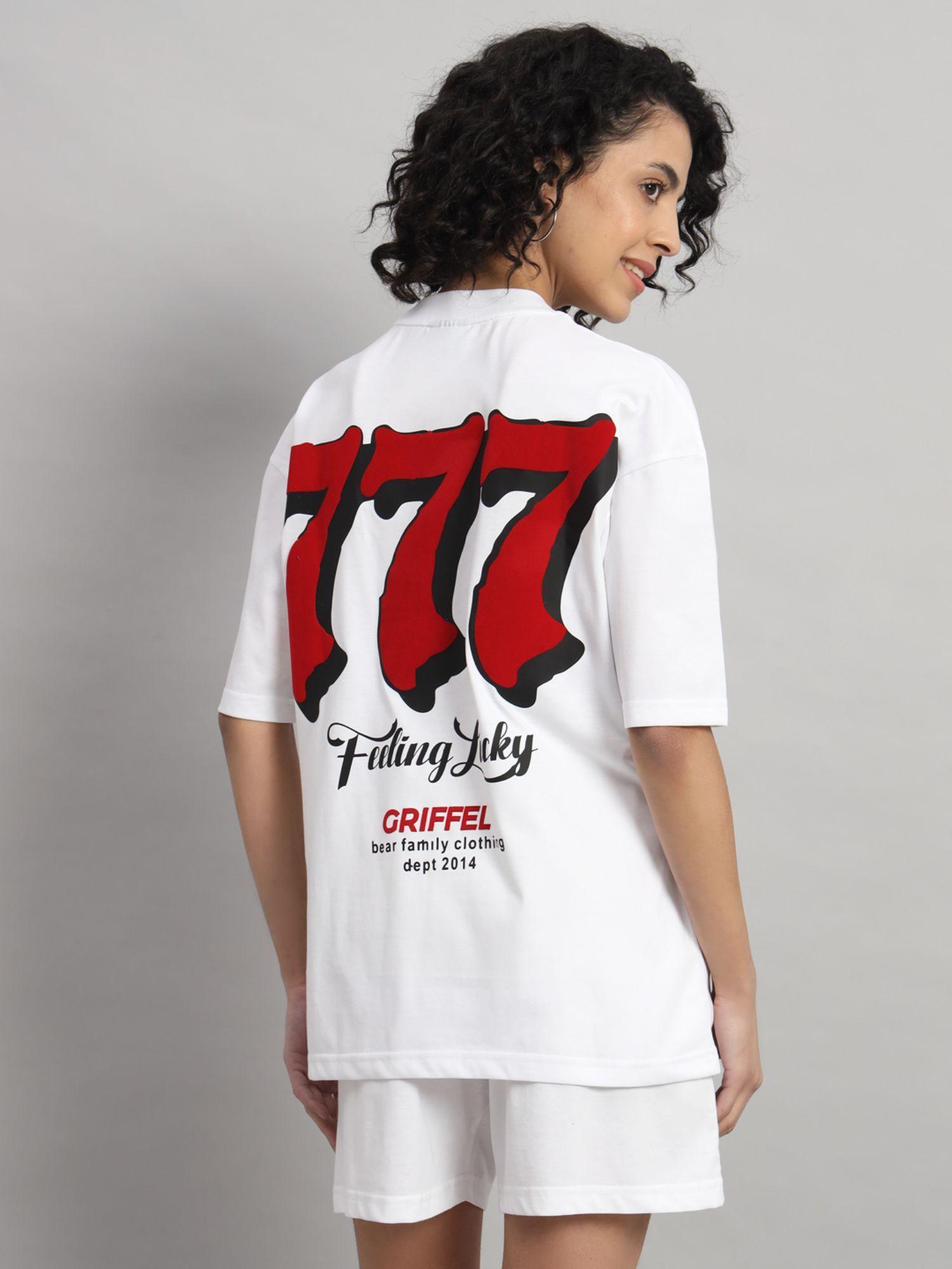 women seven oversized white t-shirt