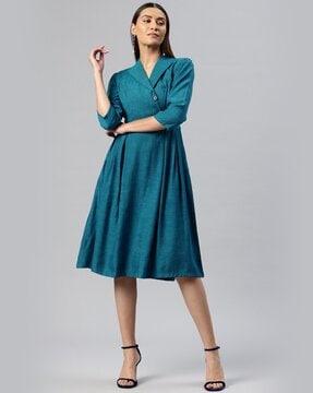 women shift dress with sleeves