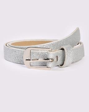 women shimmery belt