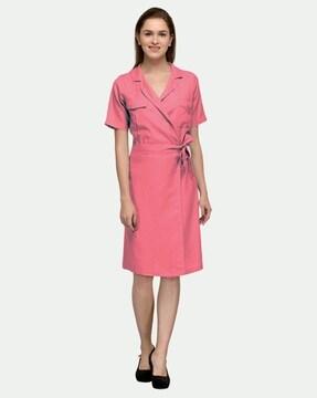 women shirt dress with belt