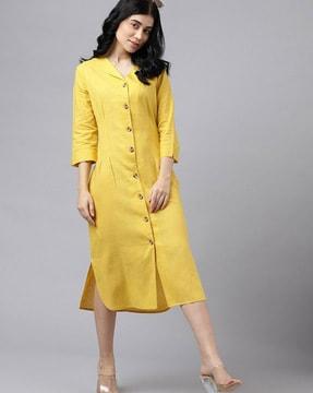 women shirt dress with insert pocket