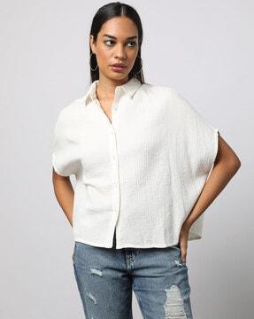 women shirt with extended sleeves