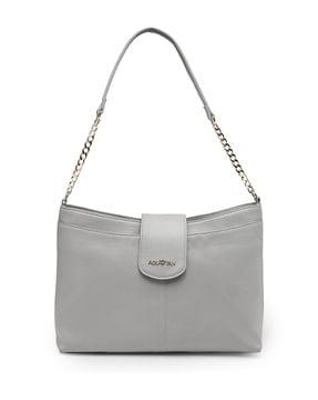 women shoulder bag with metal strap