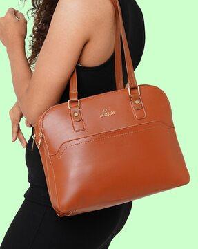 women shoulder bag with zip closure