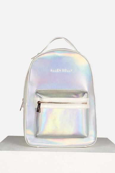 women silver casual backpack