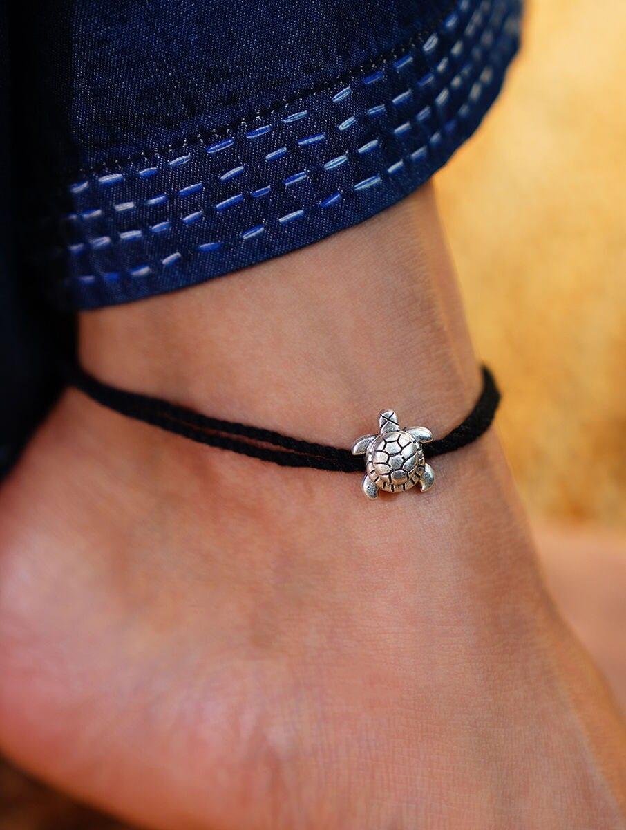 women silver flexi silver anklets