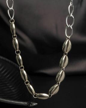 women silver-plated necklace