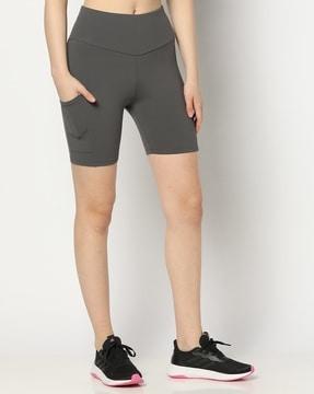 women skinny fit cycling shorts