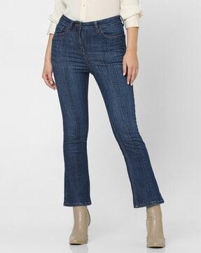 women skinny fit jeans with 5-pocket styling