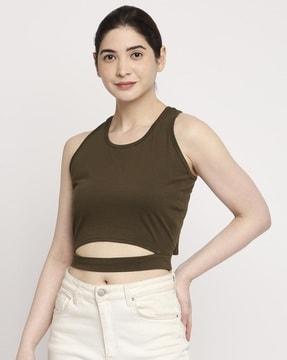 women sleeveless top