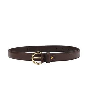 women slim belt with buckle closure