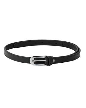 women slim belt with buckle closure