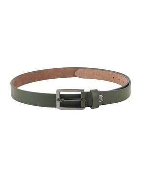 women slim belt with tang buckle