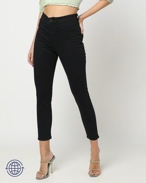 women slim fit mid-rise jeans