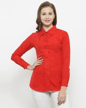 women slim fit shirt