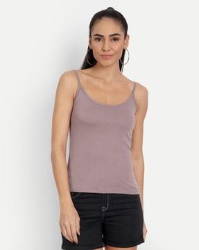 women slim fit tank top