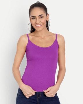 women slim fit tank top