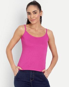 women slim fit tank top