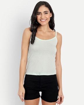 women slim fit tank top