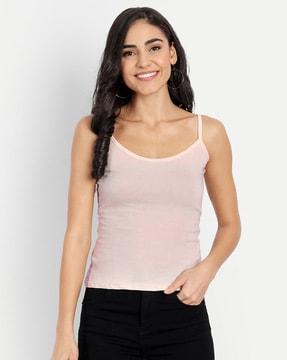 women slim fit tank top