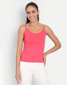 women slim fit tank top